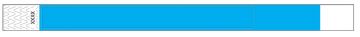 Custom 3/4" Blue Tyvek Wristbands - Add Your Logo/Text